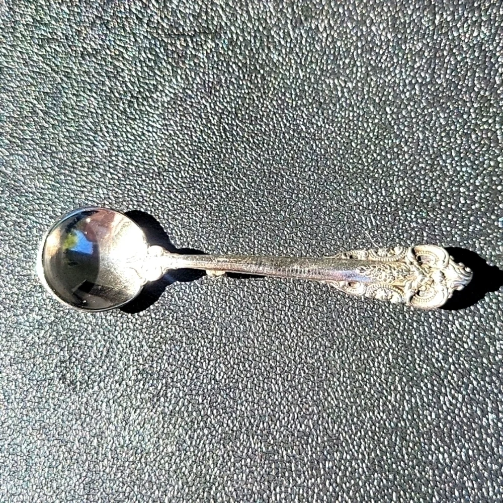 Wallace Vintage Antique Sterling Silver 925 Mini Spoon Brooch Pin
